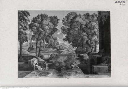 Vorderseite von Landesbildstelle Rheinland [http://creativecommons.org/publicdomain/mark/1.0/] Landschaft mit römischer Straße - , bh326692. Foto.