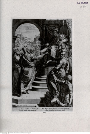 Vorderseite von Landesbildstelle Rheinland [http://creativecommons.org/publicdomain/mark/1.0/] Moses und Aaron vor dem Pharao - , bh326694. Foto.