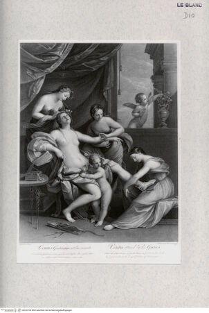 Vorderseite von Landesbildstelle Rheinland [http://creativecommons.org/publicdomain/mark/1.0/] Venus und die Grazien - , bh326708. Foto.