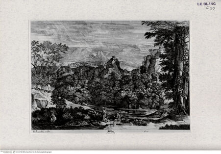 Vorderseite von Landesbildstelle Rheinland [http://creativecommons.org/publicdomain/mark/1.0/] Die drei Mönche am Waldsee - , bh326728. Foto.