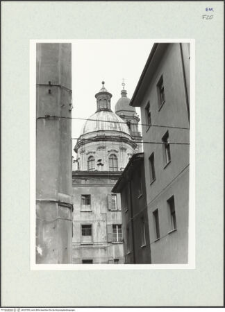 Vorderseite von Bösel, Richard [https://www.deutsche-digitale-bibliothek.de/content/lizenzen/rv-fz/] San GiorgioKuppel (außen) - , bh327055_recto. Foto.