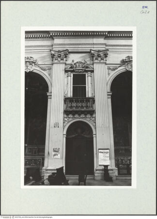 Vorderseite von Bösel, Richard [https://www.deutsche-digitale-bibliothek.de/content/lizenzen/rv-fz/] San Giorgio - Rechte Langhauswand, Detail, bh327056_recto. Foto.