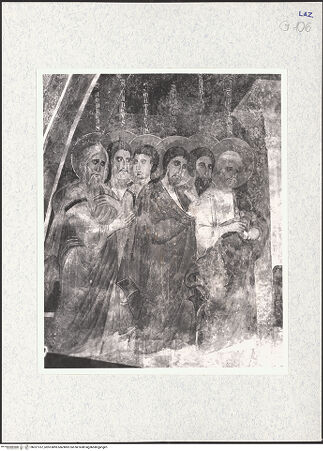 Vorderseite von National Gallery of Art, Washington [https://www.deutsche-digitale-bibliothek.de/content/lizenzen/rv-ez/] Szenen aus dem Leben Christi, Mariens und des heiligen SebastianTod und Himmelfahrt Mariens - Detail: Apostel, bh327767_recto. Foto: Hutzel, Max.