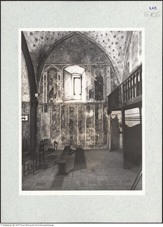 Vorderseite von National Gallery of Art, Washington [https://www.deutsche-digitale-bibliothek.de/content/lizenzen/rv-ez/] Badia di San SebastianoSan Sebastiano - Westliches Joch, Südwand, bh327772_recto. Foto: Hutzel, Max.