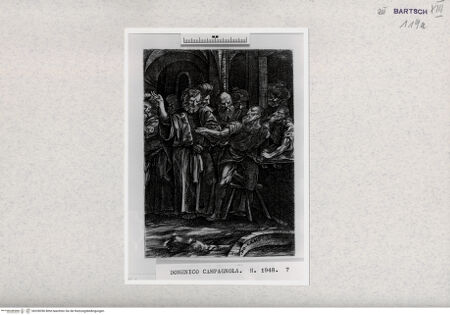 Vorderseite von  [http://creativecommons.org/publicdomain/mark/1.0/] Heiliger Petrus heilt einen Kranken - , bh328396. Foto.