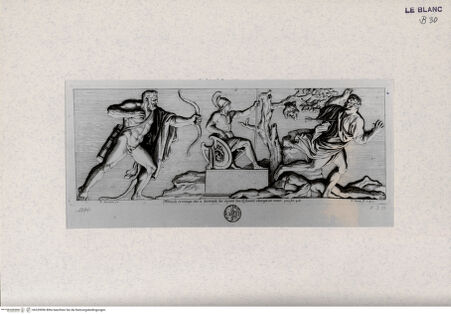 Vorderseite von Landesbildstelle Rheinland [http://creativecommons.org/publicdomain/mark/1.0/] 'Herculis Labores'Hercules rächt sich an den beiden Boreaden - , bh329996. Foto.