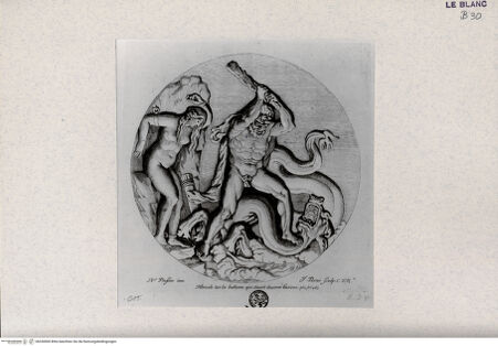 Vorderseite von Landesbildstelle Rheinland [http://creativecommons.org/publicdomain/mark/1.0/] 'Herculis Labores'Hercules befreit Hesione - , bh330000. Foto.