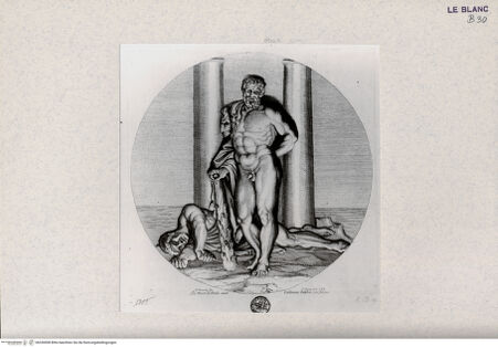 Vorderseite von Landesbildstelle Rheinland [http://creativecommons.org/publicdomain/mark/1.0/] 'Herculis Labores'Der Tod des Anteus - , bh330008. Foto.