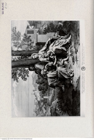 Vorderseite von Landesbildstelle Rheinland [http://creativecommons.org/publicdomain/mark/1.0/] Die Heilige Familie unter einer Baumgruppe - , bh330014. Foto.