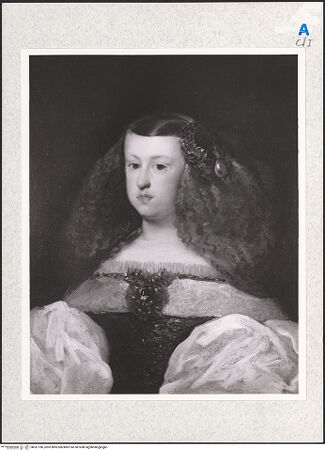 Vorderseite von Fine Arts Museums of San Francisco [https://www.deutsche-digitale-bibliothek.de/content/lizenzen/rv-ez/] Maria Anna von Österreich, Königin von Spanien - Gesamtansicht, bh331186_recto. Foto.