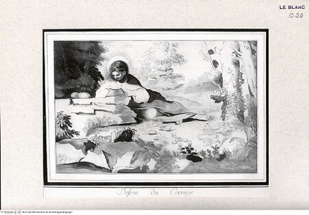 Vorderseite von Landesbildstelle Rheinland [http://creativecommons.org/publicdomain/mark/1.0/] Die Heilige Magdalena in der Wüste (Cabinet Praun) - , bh331545. Foto.