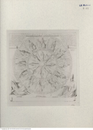 Vorderseite von Landesbildstelle Rheinland [http://creativecommons.org/publicdomain/mark/1.0/] 'Pitture di Fra Angelico da Fiesole'Das symbolische Rad (Bl. II) - , bh331554. Foto.