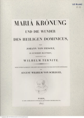 Vorderseite von Landesbildstelle Rheinland [http://creativecommons.org/publicdomain/mark/1.0/] Maria Krönung und die Wunder des Heiligen DominikusTitelblatt - , bh331568. Foto.