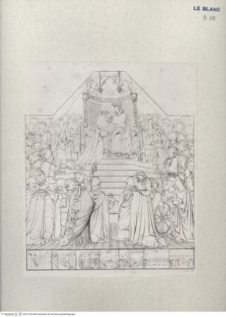 Vorderseite von Landesbildstelle Rheinland [http://creativecommons.org/publicdomain/mark/1.0/] Maria Krönung und die Wunder des Heiligen DominikusBlatt 1 - , bh331569. Foto.