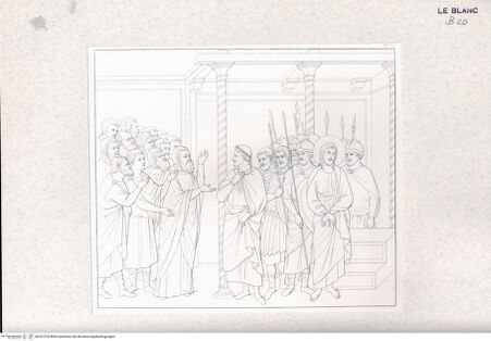 Vorderseite von Landesbildstelle Rheinland [http://creativecommons.org/publicdomain/mark/1.0/] Folge von 27 Blatt 'La Passione di Gesu Cristo nella Cattedrale di Siena'Blatt XIII - , bh331576. Foto.