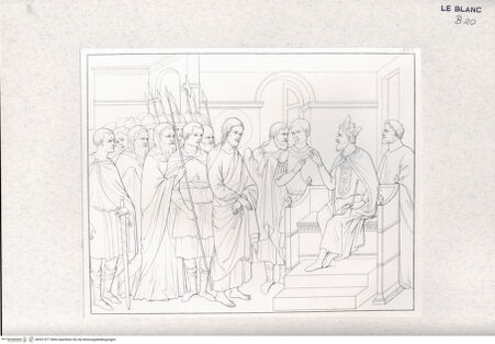 Vorderseite von Landesbildstelle Rheinland [http://creativecommons.org/publicdomain/mark/1.0/] Folge von 27 Blatt 'La Passione di Gesu Cristo nella Cattedrale di Siena'Blatt XIV - , bh331577. Foto.