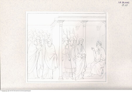 Vorderseite von Landesbildstelle Rheinland [http://creativecommons.org/publicdomain/mark/1.0/] Folge von 27 Blatt 'La Passione di Gesu Cristo nella Cattedrale di Siena'Blatt XII - , bh331581. Foto.