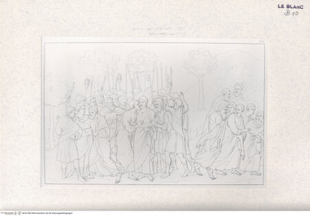 Vorderseite von Landesbildstelle Rheinland [http://creativecommons.org/publicdomain/mark/1.0/] Folge von 27 Blatt 'La Passione di Gesu Cristo nella Cattedrale di Siena'Blatt VII - , bh331582. Foto.