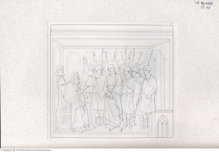 Vorderseite von Landesbildstelle Rheinland [http://creativecommons.org/publicdomain/mark/1.0/] Folge von 27 Blatt 'La Passione di Gesu Cristo nella Cattedrale di Siena'Blatt IX - , bh331584. Foto.