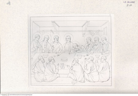 Vorderseite von Landesbildstelle Rheinland [http://creativecommons.org/publicdomain/mark/1.0/] Folge von 27 Blatt 'La Passione di Gesu Cristo nella Cattedrale di Siena'Blatt II - , bh331588. Foto.