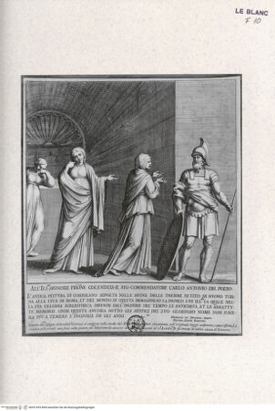 Vorderseite von Landesbildstelle Rheinland [http://creativecommons.org/publicdomain/mark/1.0/] Abschied des Coriolan; nach einem in den Titusthermen gefundenen Relief - , bh331593. Foto.