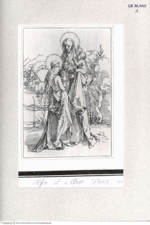 Vorderseite von Landesbildstelle Rheinland [http://creativecommons.org/publicdomain/mark/1.0/] Die heilige Anna mit dem Kinde, links die heilige Jungfrau (Cabinet Praun) - , bh331943. Foto.