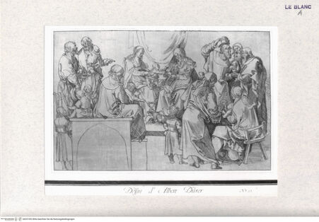 Vorderseite von Landesbildstelle Rheinland [http://creativecommons.org/publicdomain/mark/1.0/] Die heilige Jungfrau mit dem Jesuskind, der Heiligen Anna und anderen Heiligen (Cabinet Praun) - , bh331952. Foto.