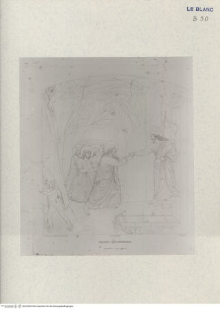 Vorderseite von Landesbildstelle Rheinland [http://creativecommons.org/publicdomain/mark/1.0/] Ernst Förster, 'Leben und Werke des Fra Giovanni Angelico de Fiesole'. Eine Monographie mit 22 Abb., Regensburg 1859Christi Höllenfahrt (Taf. X) - , bh332009. Foto.
