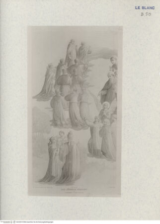Vorderseite von Landesbildstelle Rheinland [http://creativecommons.org/publicdomain/mark/1.0/] Ernst Förster, 'Leben und Werke des Fra Giovanni Angelico de Fiesole'. Eine Monographie mit 22 Abb., Regensburg 1859Das Jüngste Gericht - 5. (Taf. XX) - , bh332010. Foto.