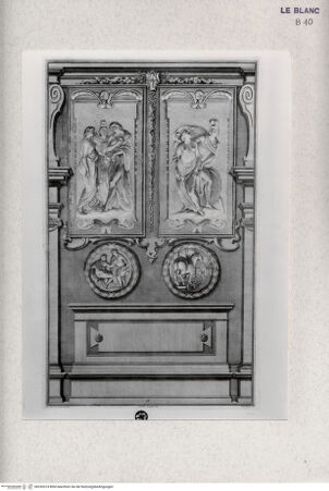 Vorderseite von Landesbildstelle Rheinland [http://creativecommons.org/publicdomain/mark/1.0/] Architektur mit Darstellungen aus der antiken Geschichte und Mythologie (Villa di Poggio Imperiale)-Blatt XI aus der Folge von 26 Blatt 'Pitture del Salone Imperiale.. Firenze.. - , bh332014. Foto.