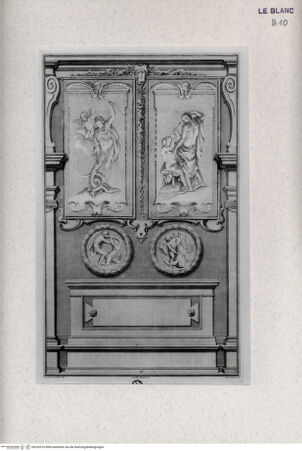 Vorderseite von Landesbildstelle Rheinland [http://creativecommons.org/publicdomain/mark/1.0/] Architektur mit Darstellungen aus der antiken Geschichte und (Villa di Poggio Imperiale)-Blatt XII aus der Folge von 26 Blatt 'Pitture del Salone Imperiale.. Firenze..' - , bh332016. Foto.