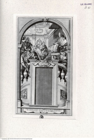 Vorderseite von Landesbildstelle Rheinland [http://creativecommons.org/publicdomain/mark/1.0/] Leo X. empfängt Franz I. von Frankreich (Villa della Petraia) - Blatt 3 aus der Folge von 26 Blatt 'Pitture del Salone Imperiale .. Firenze..' - , bh332023. Foto.