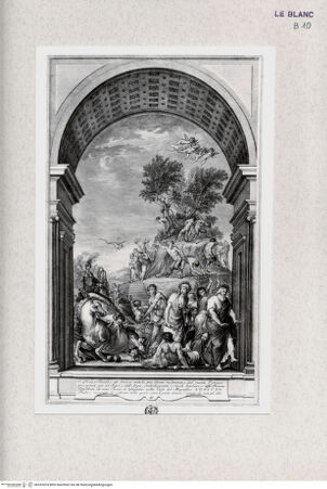 Vorderseite von Landesbildstelle Rheinland [http://creativecommons.org/publicdomain/mark/1.0/] Allegorie: Die antiken Poeten, Philosophen und Redner nehmen, von den schlechten Zeiten geplagt, zu Lorenzo il Magnifico Zuflucht (Villa di Poggio Imperiale)-Blatt II aus der Folge von 26 Blatt 'Pitture del Salone Imperiale.. Firenze - , bh332024. Foto.