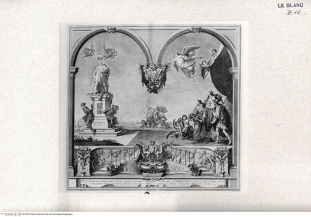 Vorderseite von Landesbildstelle Rheinland [http://creativecommons.org/publicdomain/mark/1.0/] Ferdinand I. als Herr des Mittelmeeres (Villa della Petraia)- Blatt 8 aus der Folge von 26 Blatt 'Pitture del Salone Imperiale .. Firenze..' - , bh332025. Foto.