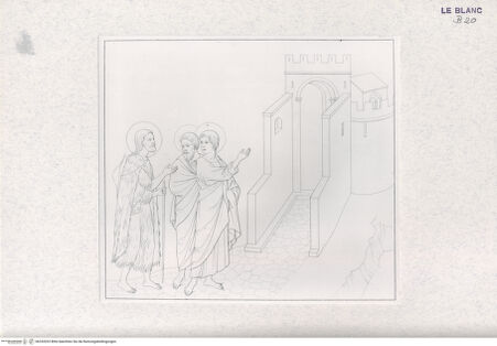 Vorderseite von Landesbildstelle Rheinland [http://creativecommons.org/publicdomain/mark/1.0/] Folge von 27 Blatt 'La Passione di Gesu Cristo nella Cattedrale di Siena'Blatt XXVI - , bh332033. Foto.