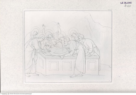 Vorderseite von Landesbildstelle Rheinland [http://creativecommons.org/publicdomain/mark/1.0/] Folge von 27 Blatt 'La Passione di Gesu Cristo nella Cattedrale di Siena'Blatt XXII - , bh332037. Foto.