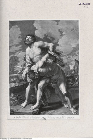 Vorderseite von Landesbildstelle Rheinland [http://creativecommons.org/publicdomain/mark/1.0/] Die Taten des HerkulesHerkules im Kampf mit Acheloos - , bh334108. Foto.