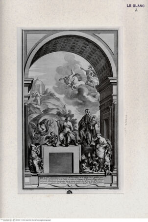Vorderseite von Landesbildstelle Rheinland [http://creativecommons.org/publicdomain/mark/1.0/] Allegorie: Durch die Klugheit Lorenzo il Magnificos entwickeln sich die Wissenschaften und Künste. Italia wird von der Pax gekrönt (Villa di Poggio Imperiale)-Blatt V aus der Folge von 26 Blatt 'Pitture del Salone Imperiale..Firenze..' - , bh334113. Foto.