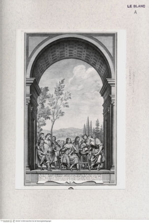 Vorderseite von Landesbildstelle Rheinland [http://creativecommons.org/publicdomain/mark/1.0/] Lorenzo il Magnifico im Garten von San Marco im Kreise der Künstler (Villa di Poggio Imperiale)-Blatt VII aus der Folge von 26 Blatt 'Pitture del Salone Imperiale.. Firenze..' - , bh334114. Foto.