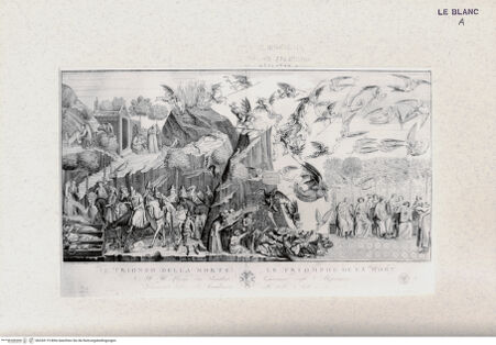 Vorderseite von Landesbildstelle Rheinland [http://creativecommons.org/publicdomain/mark/1.0/] Der Triumph des Todes (Bl. XIV aus 'Pitture a fresco del Campo Santo di Pisa..') - , bh334119. Foto.