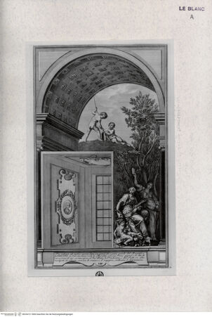 Vorderseite von Landesbildstelle Rheinland [http://creativecommons.org/publicdomain/mark/1.0/] Freiheit mit Genius und die Klugheit (Villa di Poggio Imperiale)-Blatt VIII aus der Folge von 26 Blatt 'Pitture del Salone Imperiale.. Firenze..' - , bh334121. Foto.