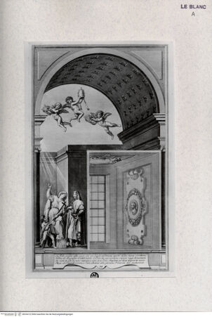 Vorderseite von Landesbildstelle Rheinland [http://creativecommons.org/publicdomain/mark/1.0/] Der Glaube (Villa di Poggio Imperiale)-Blatt VI aus der Folge von 26 Blatt 'Pitture del Salone Imperiale.. Firenze..' - , bh334122. Foto.