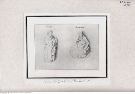 Vorderseite von Landesbildstelle Rheinland [http://creativecommons.org/publicdomain/mark/1.0/] Die Heiligen Petrus und Judas Thaddäus (aus der Serie von 6 Blatt über die Apostel) - Cab. Praun - , bh334127. Foto.