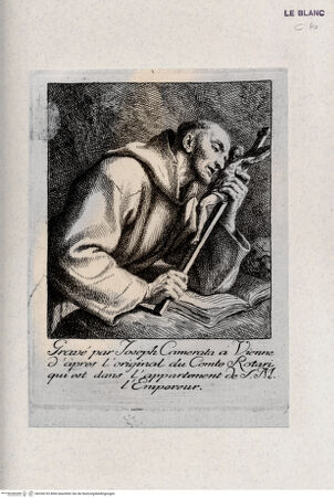 Vorderseite von Landesbildstelle Rheinland [http://creativecommons.org/publicdomain/mark/1.0/] Franziskus (?) mit Kruzifix - , bh334152. Foto.