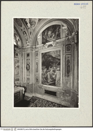 Vorderseite von Vasari [https://www.deutsche-digitale-bibliothek.de/content/lizenzen/rv-ez/] Santa Maria in AracoeliCappella della Pietà - Westwand, bh338373_recto. Foto.