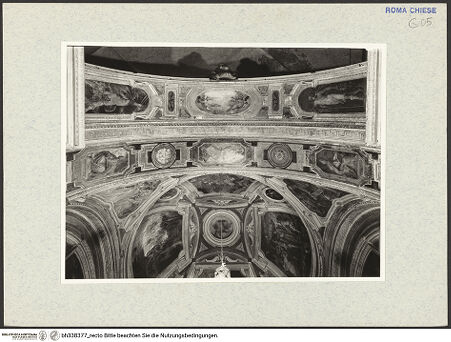 Vorderseite von Vasari [https://www.deutsche-digitale-bibliothek.de/content/lizenzen/rv-ez/] Santa Maria in AracoeliCappella della Pietà - Bogenunterzüge und Kuppel, bh338377_recto. Foto.