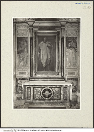 Vorderseite von Vasari [https://www.deutsche-digitale-bibliothek.de/content/lizenzen/rv-ez/] Santa Maria in AracoeliCappella di San Paolo - Altarwand, bh338379_recto. Foto.