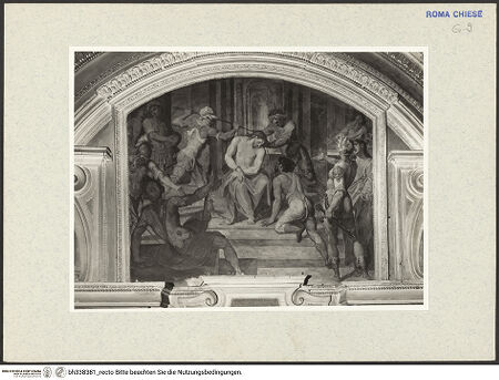 Vorderseite von Vasari [https://www.deutsche-digitale-bibliothek.de/content/lizenzen/rv-ez/] PassionszyklusLünettenbild: Dornenkrönung - , bh338381_recto. Foto.