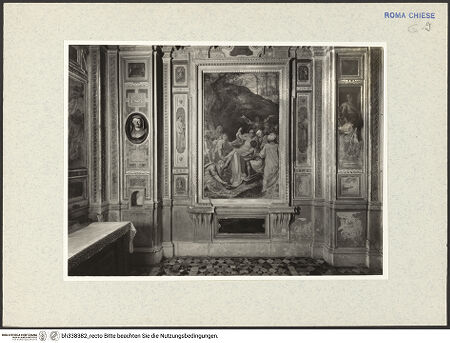 Vorderseite von Vasari [https://www.deutsche-digitale-bibliothek.de/content/lizenzen/rv-ez/] Santa Maria in AracoeliCappella della Pietà - Westwand, bh338382_recto. Foto.