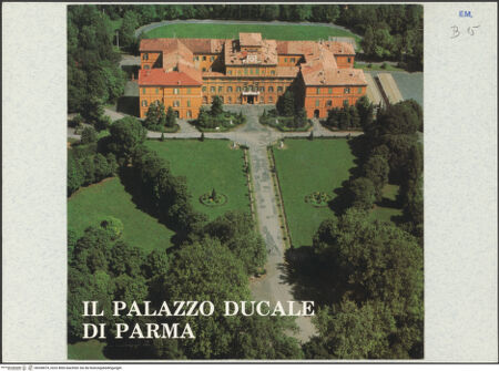 Vorderseite von unbekannt [https://www.deutsche-digitale-bibliothek.de/content/lizenzen/rv-ez/] Palazzo Ducale - Vogelflugansicht, bh338474_recto. Foto.